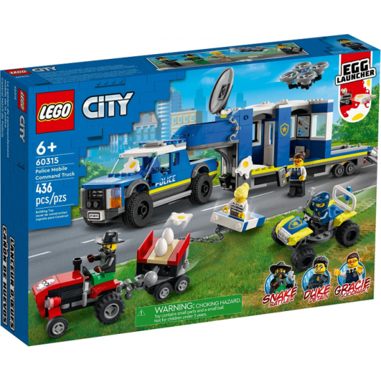 LEGO CITY Le camion de commandement mobile de la...