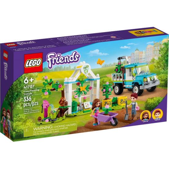 LEGO FRIENDS Le véhicule de plantation d'arbres...