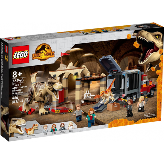 LEGO JURASSIC WORLD L’évasion du T. rex et de...