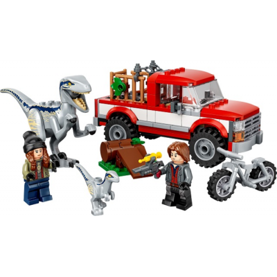 LEGO JURASSIC WORLD La capture des Vélociraptors Blue et Beta 2022