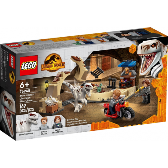 LEGO JURASSIC WORLD La poursuite en moto de...