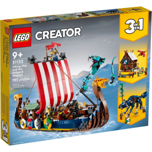 LEGO CREATOR Le bateau viking et le serpent de...