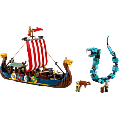 LEGO CREATOR Le bateau viking et le serpent de Midgard 2022