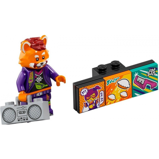 LEGO MINIFIGS Vidiyo Bandmates, Series 1 Red Panda...