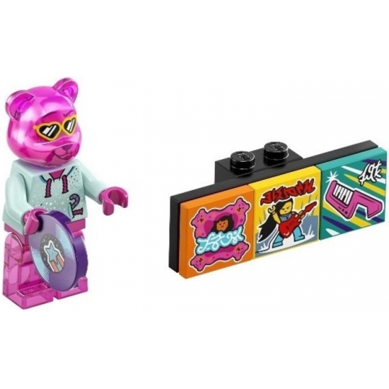 LEGO MINIFIGS Vidiyo Bandmates, Series 2 DJ Rasp-Beary 2021