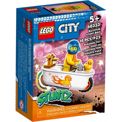 LEGO CITY Le vélo cascadeur baigneur 2022