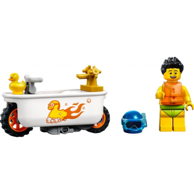 LEGO CITY Le vélo cascadeur baigneur 2022