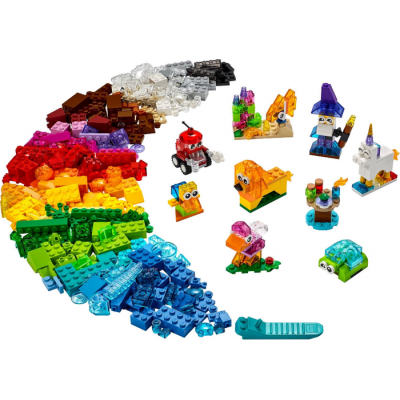 LEGO CLASSIC Briques transparentes créatives 2021