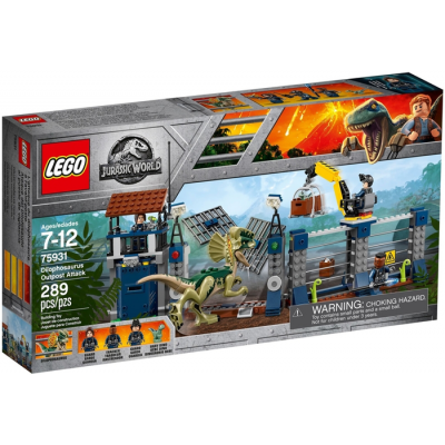 LEGO JURASSIC WORLD L'attaque du dilophosaure à...
