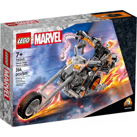 LEGO SUPER HEROES Le robot et la moto de Ghost...