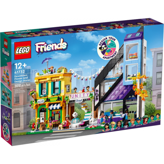 LEGO FRIENDS Le fleuriste et magasin de design du...