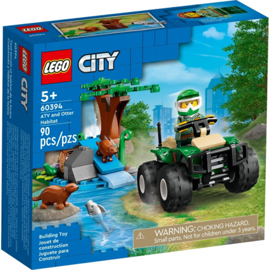 LEGO CITY Tout-terrain et habitat de la loutre...