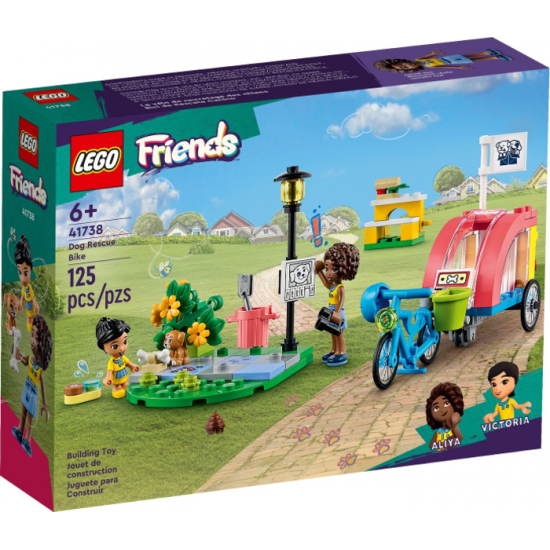 LEGO FRIENDS Le vélo de sauvetage des chiens 2023