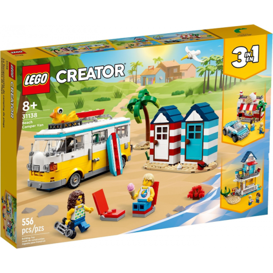 LEGO CREATOR La fourgonnette de camping de plage...