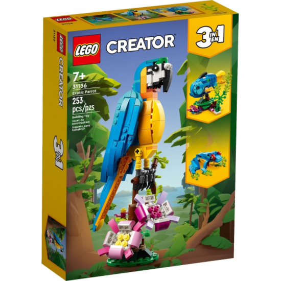 LEGO CREATOR Le perroquet exotique 2023