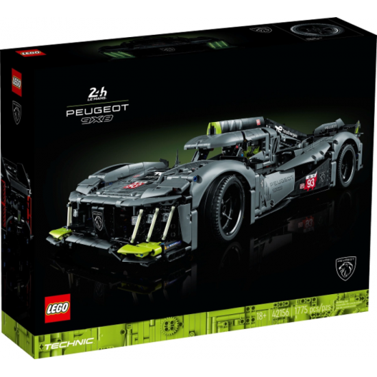 LEGO TECHNIC PEUGEOT 9X8 24H Le Mans Hybrid...