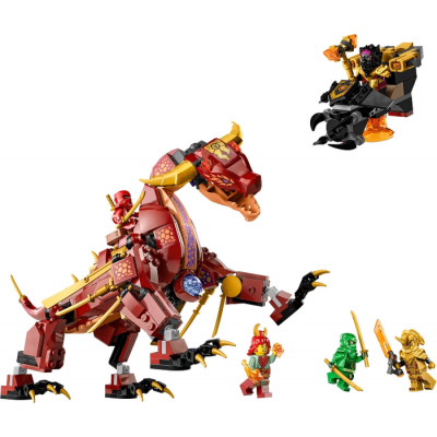 LEGO NINJAGO Le dragon de lave transformable 2023