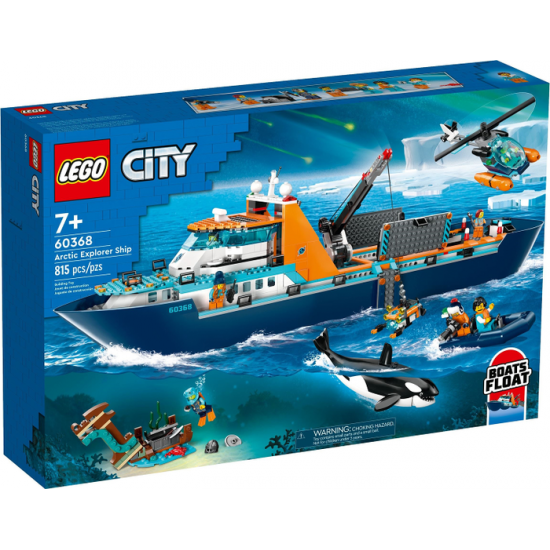 LEGO CITY Le bateau d’exploration arctique 2023