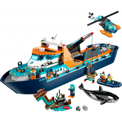 LEGO CITY Le bateau d’exploration arctique 2023
