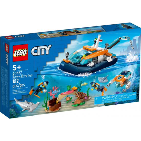 LEGO CITY Le bateau d’exploration sous-marine...