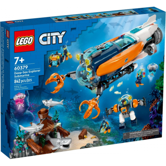 LEGO CITY Le sous-marin d’exploration en haute...