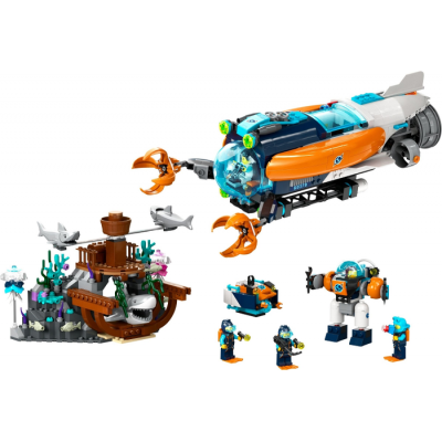 LEGO CITY Le sous-marin d’exploration en haute mer 2023