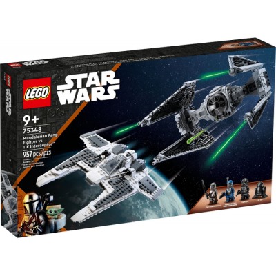 LEGO STAR WARS Le chasseur Fang mandalorien contre...