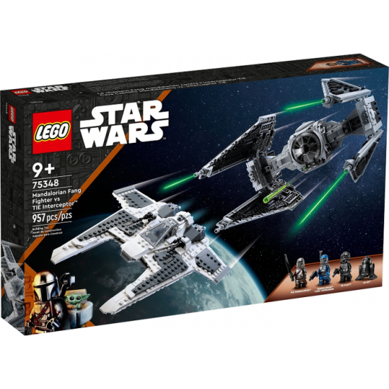 LEGO STAR WARS Le chasseur Fang mandalorien contre...