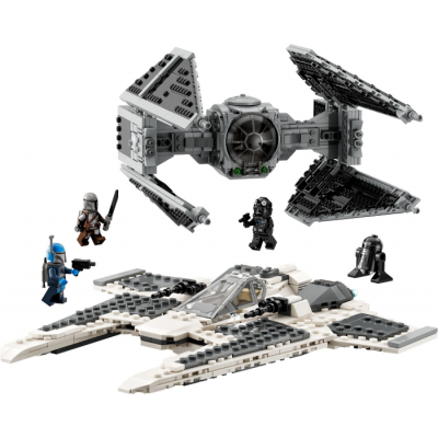 LEGO STAR WARS Le chasseur Fang mandalorien contre l'Intercepteur TIE 2023