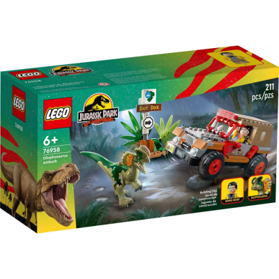 LEGO JURASSIC WORLD L'embuscade du dilophosaure...