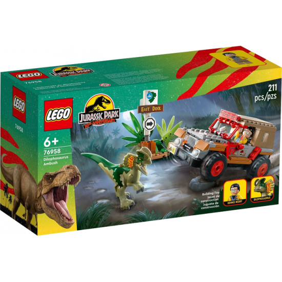 LEGO JURASSIC WORLD L'embuscade du dilophosaure...