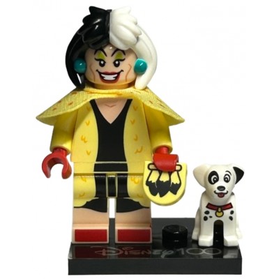 LEGO MINIFIG Disney Cruella de Vil & Dalmatian...