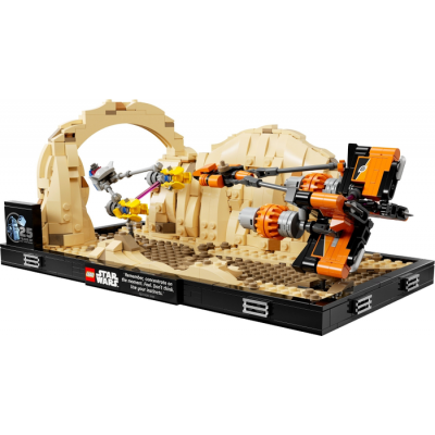 LEGO STAR WARS Diorama de la course de modules de Mos Espa 2024