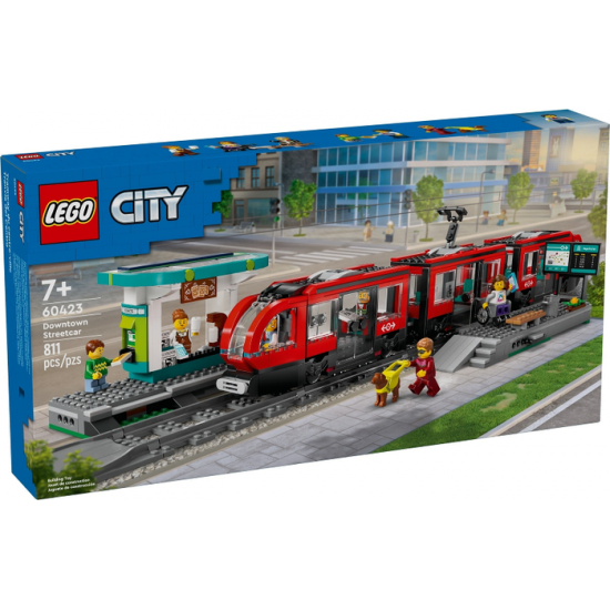 LEGO CITY Le tramway et la gare du centre-ville...