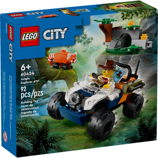 LEGO CITY Le panda roux et le VTT d’exploration...