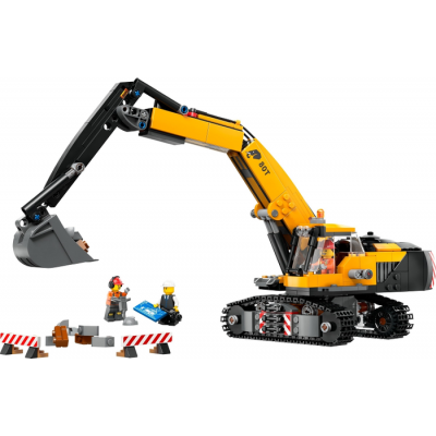 LEGO CITY L’excavatrice de construction jaune 2024