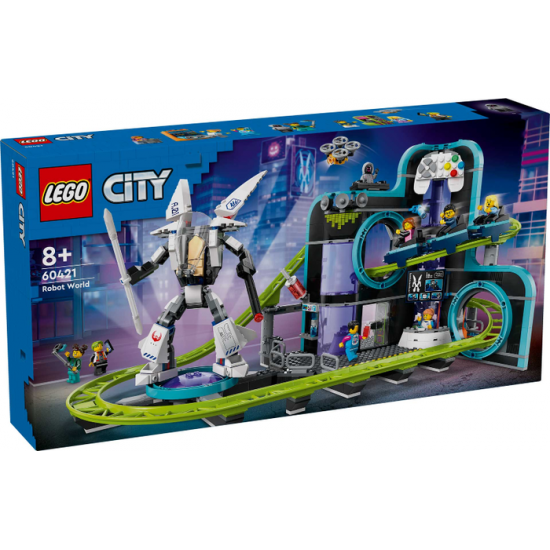 LEGO CITY Le parc de montagnes russes Monde des robots 2024