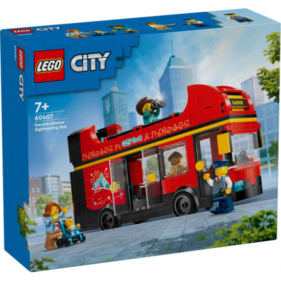 LEGO CITY Le bus touristique rouge à impériale 2024