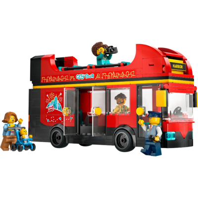 LEGO CITY Le bus touristique rouge à impériale 2024
