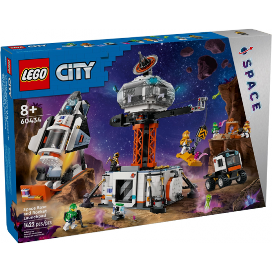 LEGO CITY La base spatiale et la rampe de...