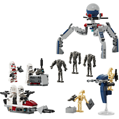 LEGO STAR WARS Ensemble de combat Clone Trooper™ et droïdes de combat 2024