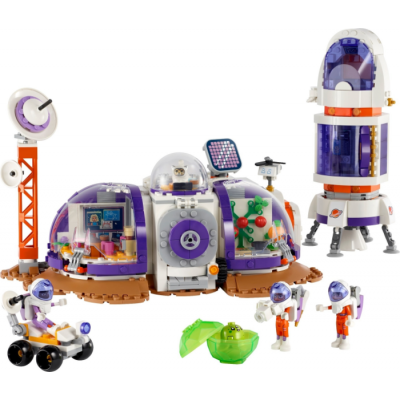 LEGO FRIENDS La base spatiale et la fusée pour Mars 2024