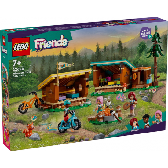 LEGO FRIENDS Les chalets douillets du camp d’aventure 2024