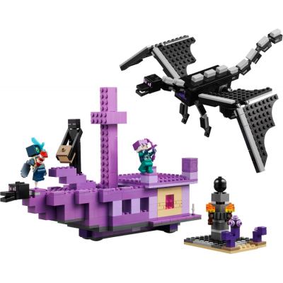 LEGO MINECRAFT Le dragon de l’Ender et le navire de l’End 2024