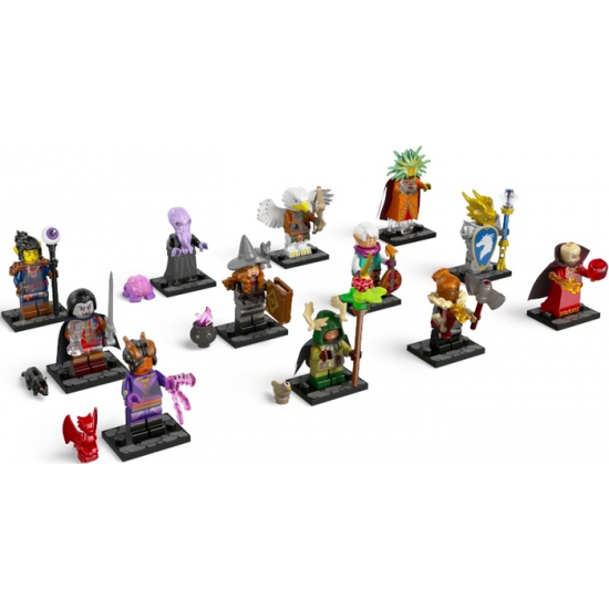 LEGO MINIFIGS SERIE Dungeons & Dragons (Complete Series of 12 Complete Minifigure Sets) 2024