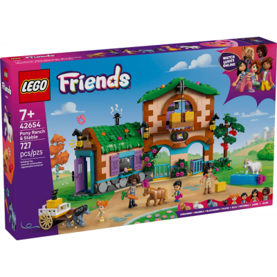 LEGO FRIENDS Le ranch des poneys et l’écurie...