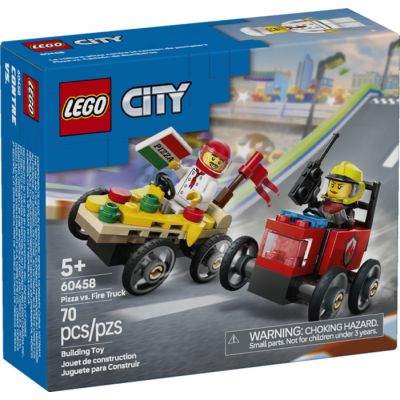 LEGO CITY Ensemble de course La voiture-pizza...