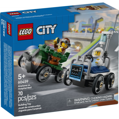 LEGO CITY Ensemble de course L’avion contre la...