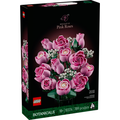 LEGO Icon Botanicals Le bouquet de roses roses...