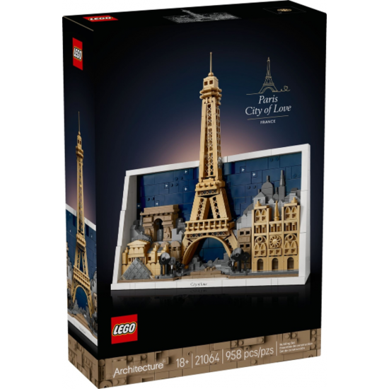 LEGO ARCHITECTURE Paris – La ville de l’amour...